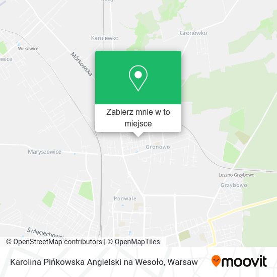 Mapa Karolina Pińkowska Angielski na Wesoło