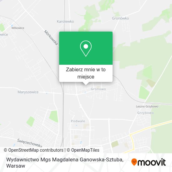 Mapa Wydawnictwo Mgs Magdalena Ganowska-Sztuba