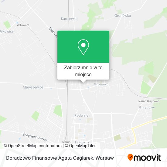 Mapa Doradztwo Finansowe Agata Ceglarek