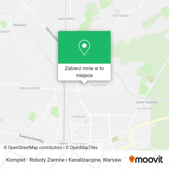 Mapa Komplet - Roboty Ziemne i Kanalizacyjne