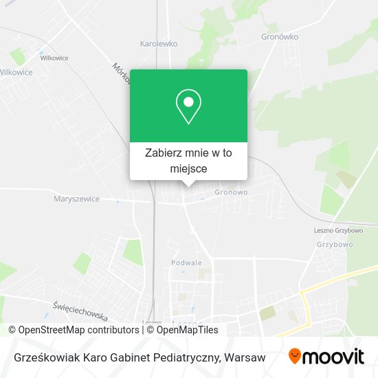 Mapa Grześkowiak Karo Gabinet Pediatryczny