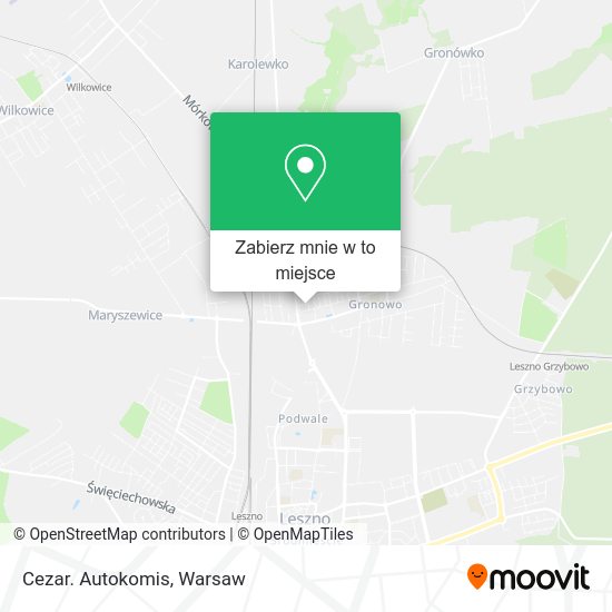 Mapa Cezar. Autokomis