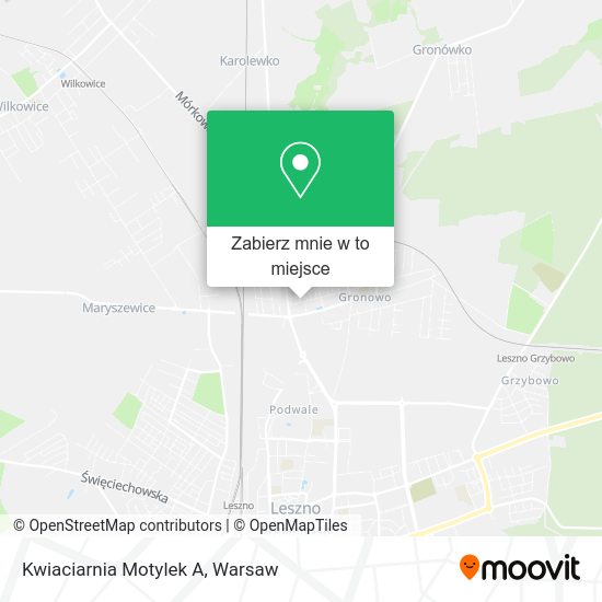 Mapa Kwiaciarnia Motylek A