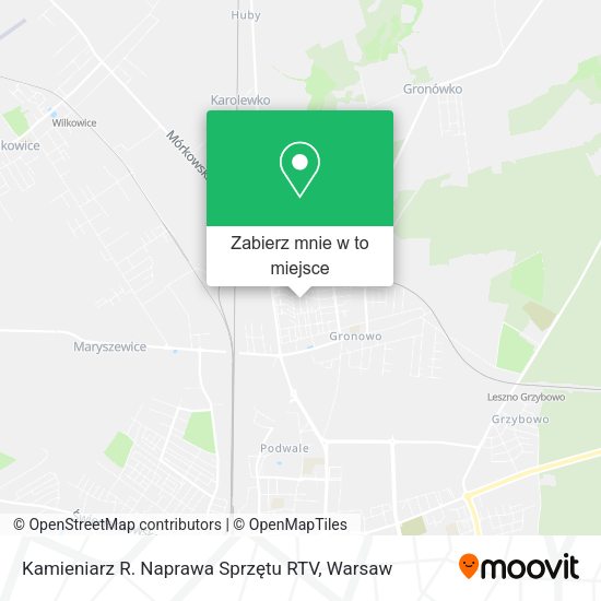 Mapa Kamieniarz R. Naprawa Sprzętu RTV