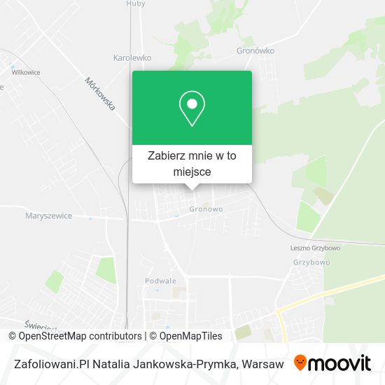 Mapa Zafoliowani.Pl Natalia Jankowska-Prymka