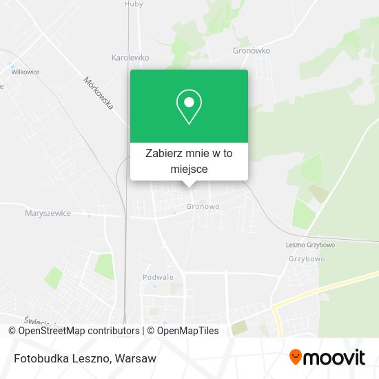 Mapa Fotobudka Leszno