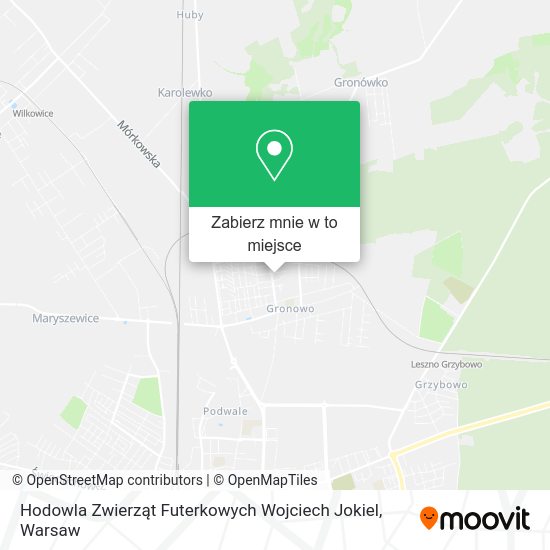 Mapa Hodowla Zwierząt Futerkowych Wojciech Jokiel