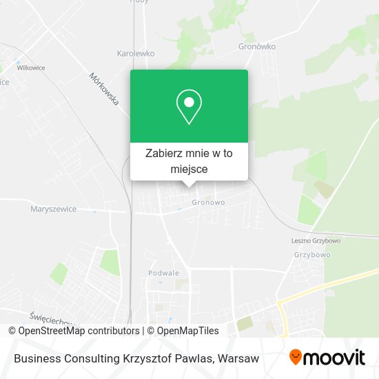 Mapa Business Consulting Krzysztof Pawlas