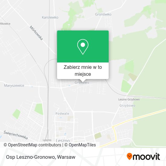 Mapa Osp Leszno-Gronowo