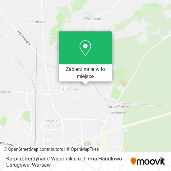 Mapa Kurpisz Ferdynand Wspólnik s.c. Firma Handlowo Usługowa