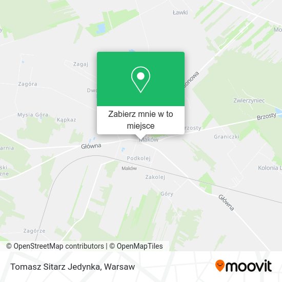 Mapa Tomasz Sitarz Jedynka