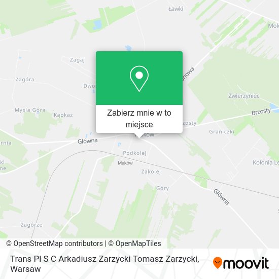 Mapa Trans Pl S C Arkadiusz Zarzycki Tomasz Zarzycki