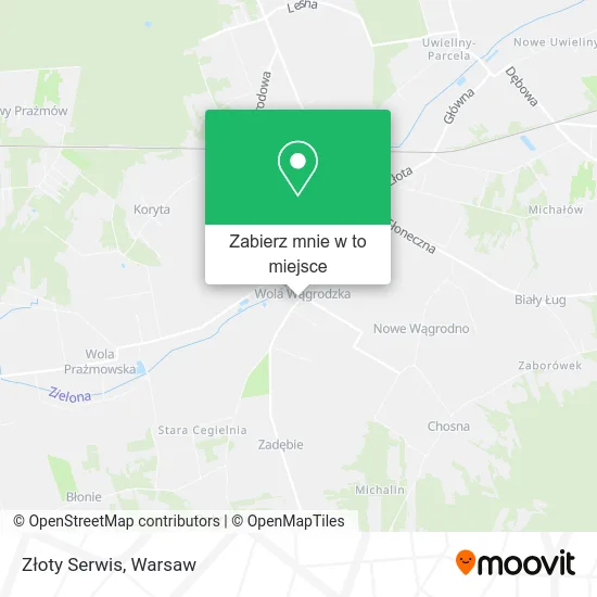Mapa Złoty Serwis