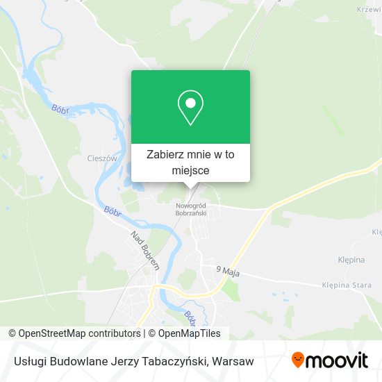 Mapa Usługi Budowlane Jerzy Tabaczyński