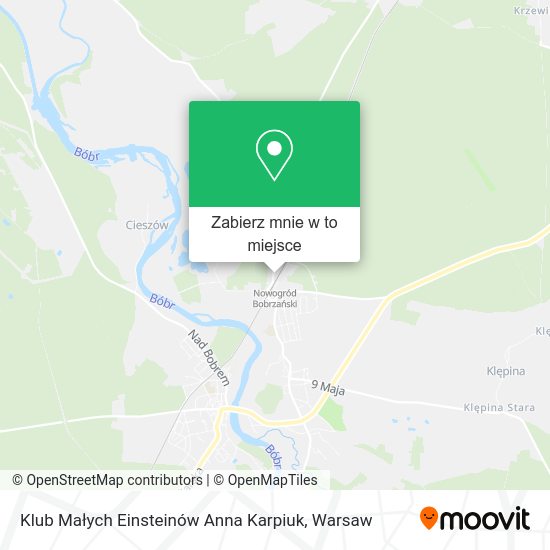 Mapa Klub Małych Einsteinów Anna Karpiuk