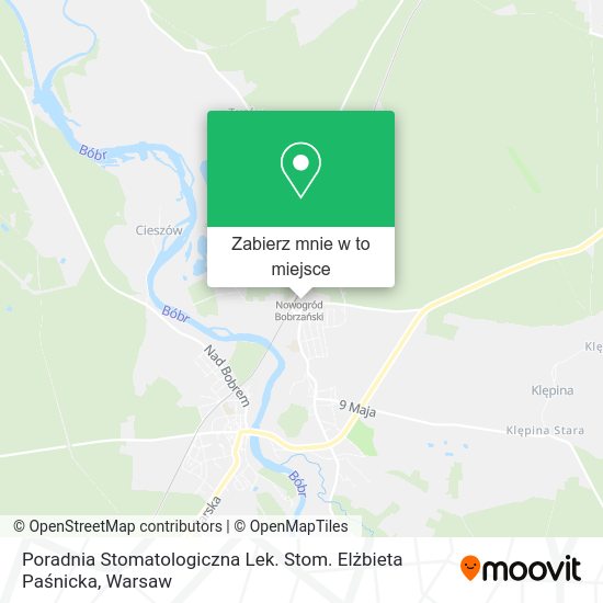 Mapa Poradnia Stomatologiczna Lek. Stom. Elżbieta Paśnicka