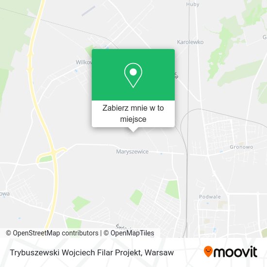 Mapa Trybuszewski Wojciech Filar Projekt