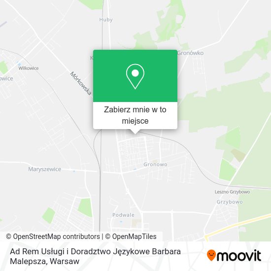 Mapa Ad Rem Usługi i Doradztwo Językowe Barbara Malepsza