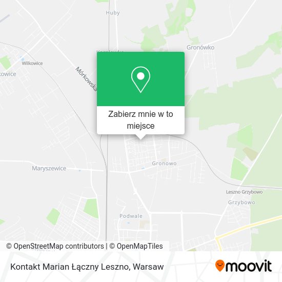 Mapa Kontakt Marian Łączny Leszno