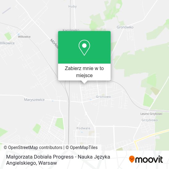 Mapa Małgorzata Dobiała Progress - Nauka Języka Angielskiego