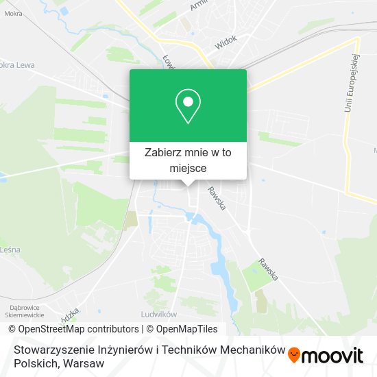 Mapa Stowarzyszenie Inżynierów i Techników Mechaników Polskich