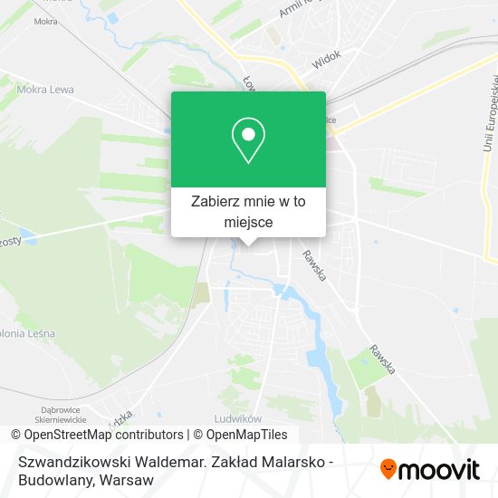 Mapa Szwandzikowski Waldemar. Zakład Malarsko - Budowlany