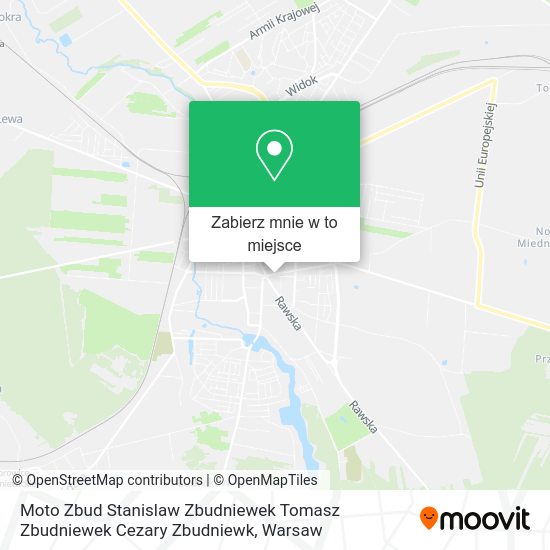 Mapa Moto Zbud Stanislaw Zbudniewek Tomasz Zbudniewek Cezary Zbudniewk