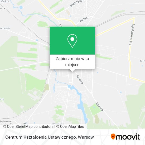 Mapa Centrum Kształcenia Ustawicznego