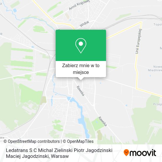 Mapa Ledatrans S C Michal Zielinski Piotr Jagodzinski Maciej Jagodzinski
