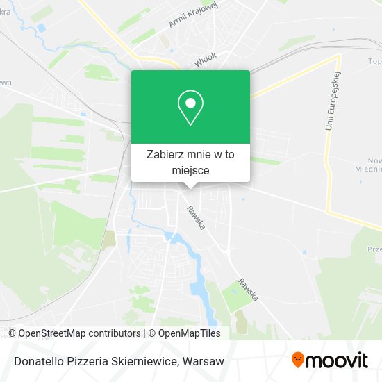 Mapa Donatello Pizzeria Skierniewice