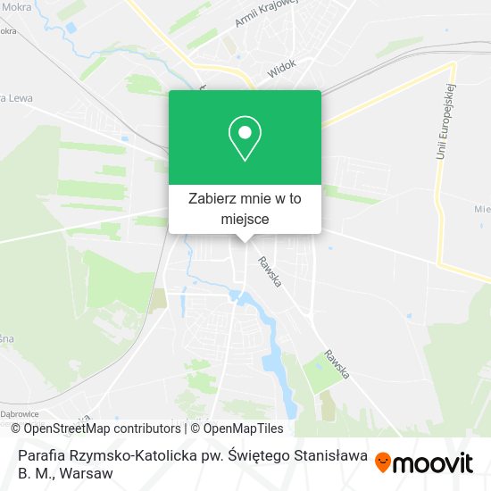 Mapa Parafia Rzymsko-Katolicka pw. Świętego Stanisława B. M.