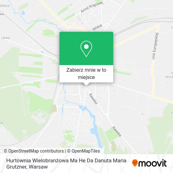 Mapa Hurtownia Wielobranżowa Ma He Da Danuta Maria Grutzner