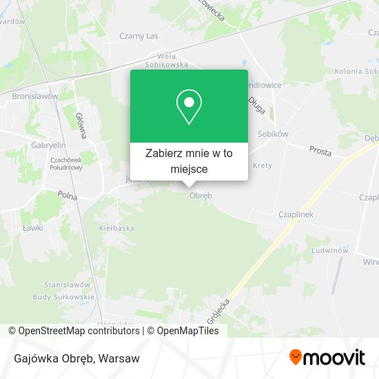 Mapa Gajówka Obręb