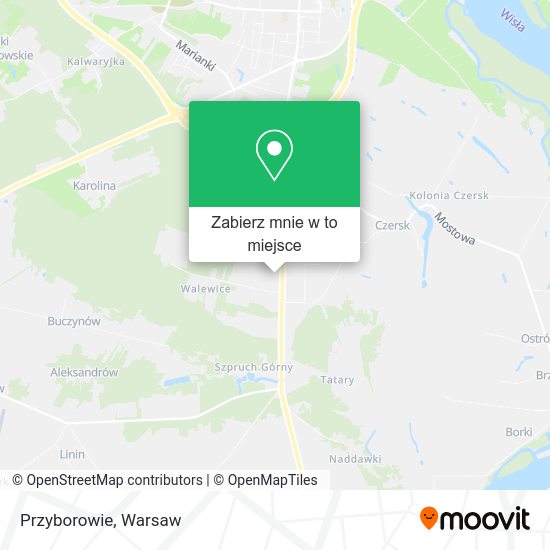 Mapa Przyborowie