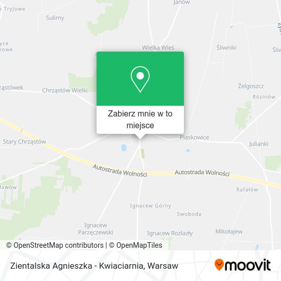 Mapa Zientalska Agnieszka - Kwiaciarnia