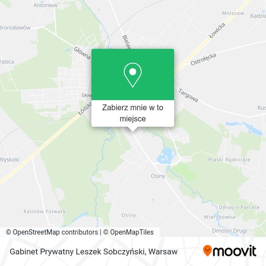 Mapa Gabinet Prywatny Leszek Sobczyński