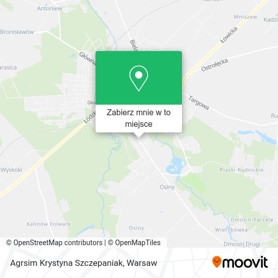 Mapa Agrsim Krystyna Szczepaniak