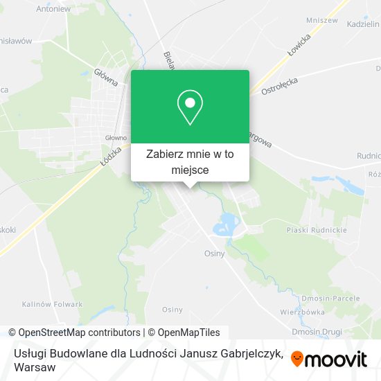 Mapa Usługi Budowlane dla Ludności Janusz Gabrjelczyk