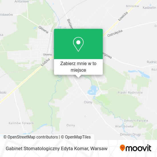 Mapa Gabinet Stomatologiczny Edyta Komar