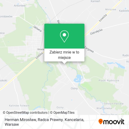 Mapa Herman Mirosław, Radca Prawny. Kancelaria