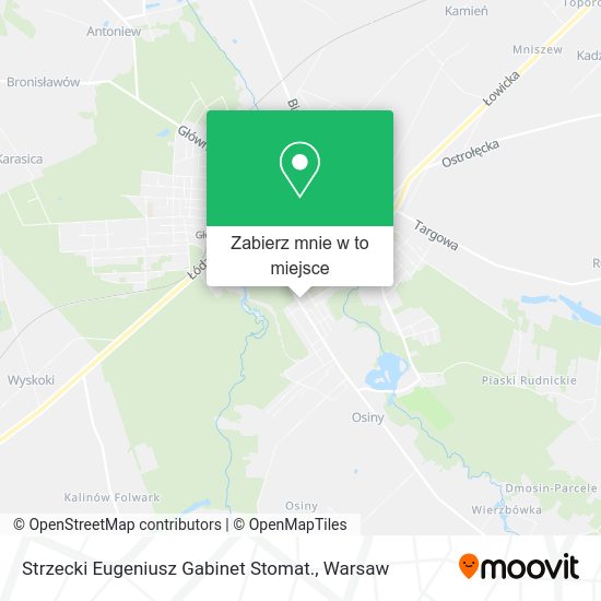 Mapa Strzecki Eugeniusz Gabinet Stomat.