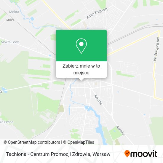 Mapa Tachiona - Centrum Promocji Zdrowia