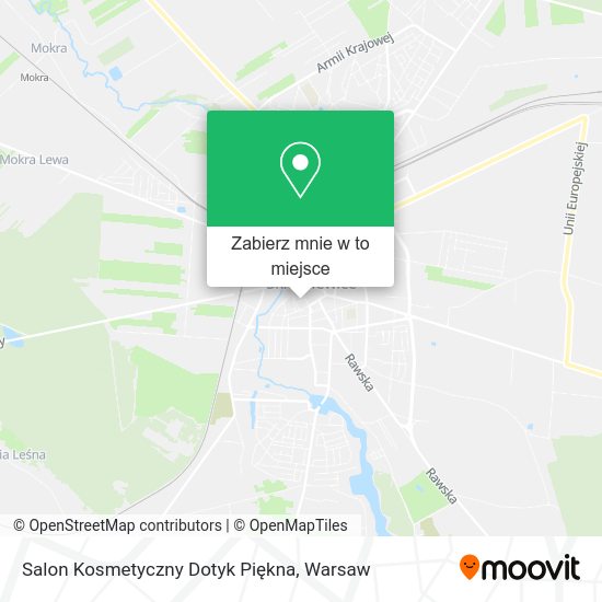 Mapa Salon Kosmetyczny Dotyk Piękna