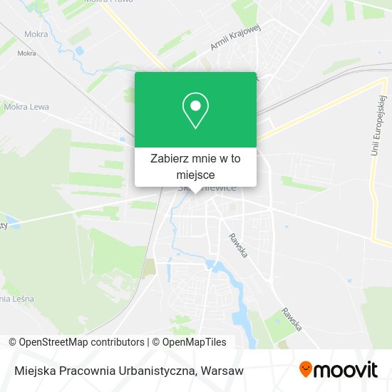 Mapa Miejska Pracownia Urbanistyczna