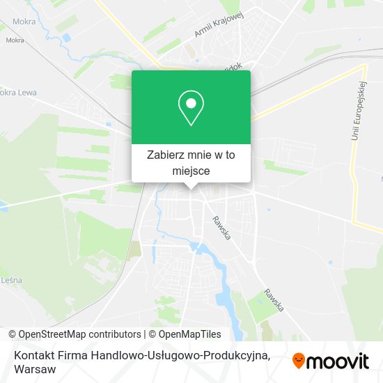 Mapa Kontakt Firma Handlowo-Usługowo-Produkcyjna