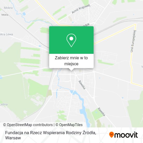 Mapa Fundacja na Rzecz Wspierania Rodziny Źródła