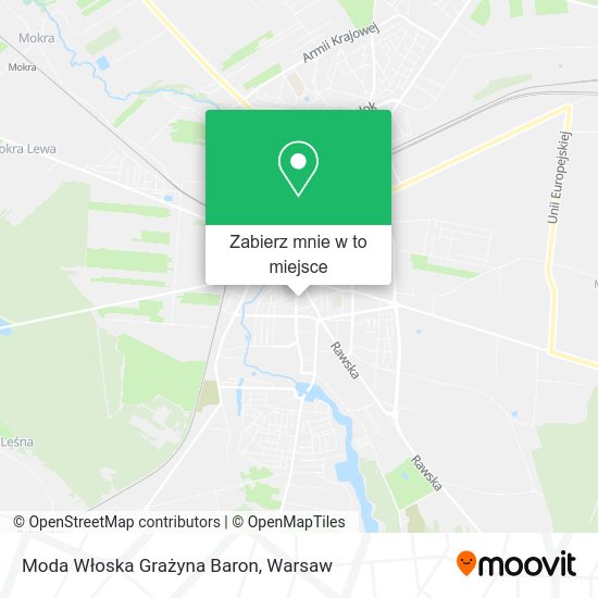 Mapa Moda Włoska Grażyna Baron