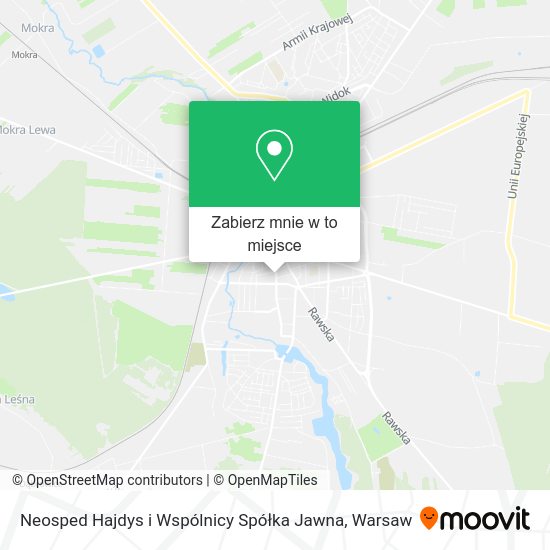 Mapa Neosped Hajdys i Wspólnicy Spółka Jawna