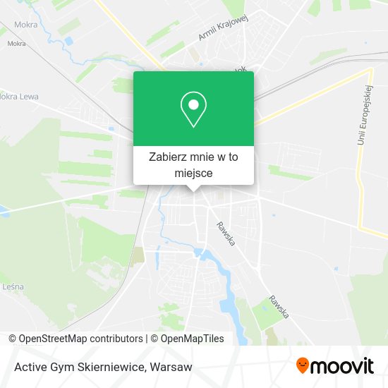 Mapa Active Gym Skierniewice