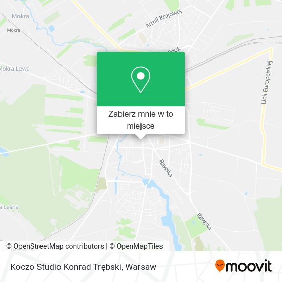 Mapa Koczo Studio Konrad Trębski